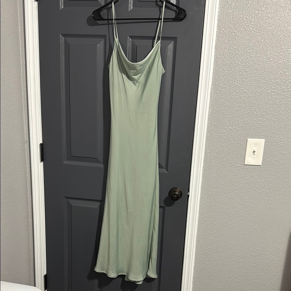 Altar'd State Light Green Maxi Dress